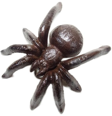 Generisch Dekorative Spinne aus Gusseisen 8 x 7 x 3 cm Tarantel Deko GTT K22