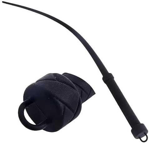 BoBoBn Frusta da addestramento in Silicone Morbido Frusta da addestramento for Cavalli in Silicone Morbido ad Alta Elasticità - Nero, for Equitazione, Prestazioni equestri e addestramento