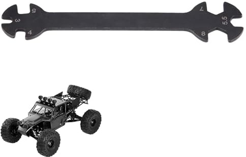 RC Car Wrench, Multi Function Remote Control Model Toy Tool Metal Turnbuckle Nut Ball Joint Remover Spanner for M3 M4 M5 M5.5 M7 M8 Nuts