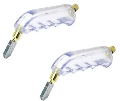 MIUYTRN Cortador de vidrio profesional de 1 a 3 piezas, cuchillo de mano for azulejos de cerámica y vidrio, cortador de vidrio de diamante, herramientas de corte de carburo de tungsteno. cuicui(2pcs)