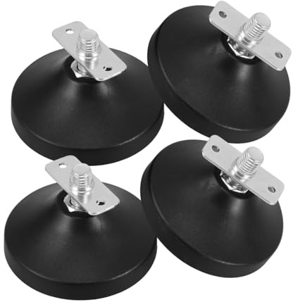 Warmhm 4pcs Adjustable Foosball Table Leveling Feet Heavy Duty Swivel Anti-skid Furniture Levelers with Precision Height and Angle Adjustment for Cabinets and Game Tables