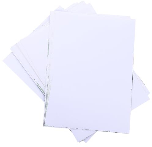 ABOOFAN 48 Blatt Cyanotypie Kunstpapier Sonnendruckpapier Solaraktivierte DIY Bastelmaterialien für Erwachsene Hochwertiges Weißes Fotopapier für Kreative Solardruckprojekte