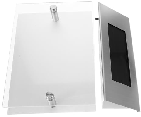 CHILDWEET Luz Solar de Pared para Números de Casa 4 Led, Placa de Dirección Pequeña en Acero Inoxidable, Herramienta de Iluminación LED para Exteriores, Placa Número Dirección para Jardín