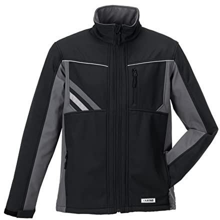 Planam 2721052 Highline Softshell Jacke, Schwarz/Schiefer/Zink, Größe L