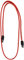 PremiumCord Câble de données SATA 1, 5/3, 0 Gbit/s, 0,5 m, Couleur : Rouge