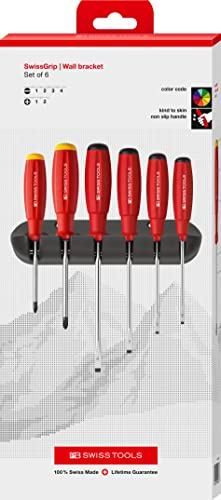 PB Swiss Tools PH Kreuzschlitz Schlitz Schraubenzieher Set, 8244.CBB