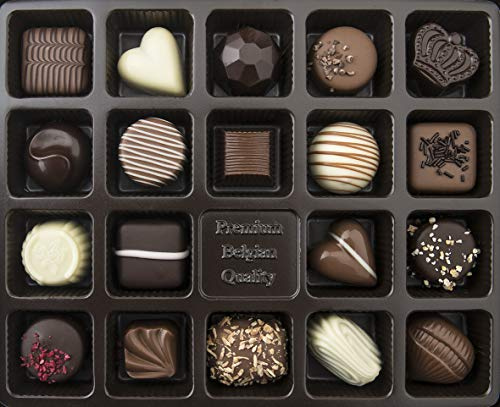 Boîte Luxe - Pralines belges de luxe 19x goût raffiné - fabriquées dans la tradition artisanale