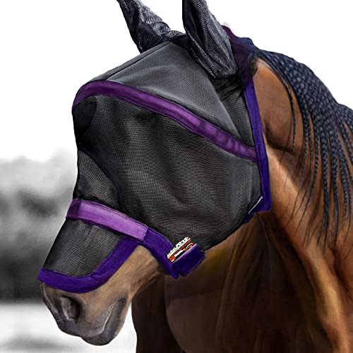 Harrison Howard Maskology Supreme Pferde Fliegenmaske Amethyst (L)