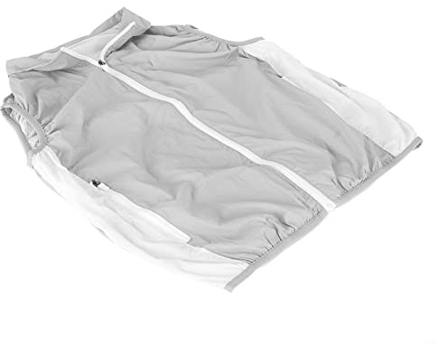 Chaleco Refrigerante, Modo de 3 Velocidades, Chaleco Refrigerante de Cuerpo Gris Claro, Banco de Energía, Motor sin Escobillas sin Mangas para Viajar (M)