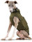 ZAUBERPFOTE® Hunderegenmantel London I Mit extra langem YKK® Reißverschluss für Halsband & Geschirr I Für kleine, mittlere & große Hunde I Wasserdicht & Maschinenwaschbar I Regenmantel für Hunde (65)