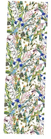 DOITOOL Papel Pintado Autoadhesivo Floral Blanco, Removible y Fácil De Aplicar, Decoración Para Habitaciones y Oficinas, Juego De 1 Unidad, Uso Inmediato