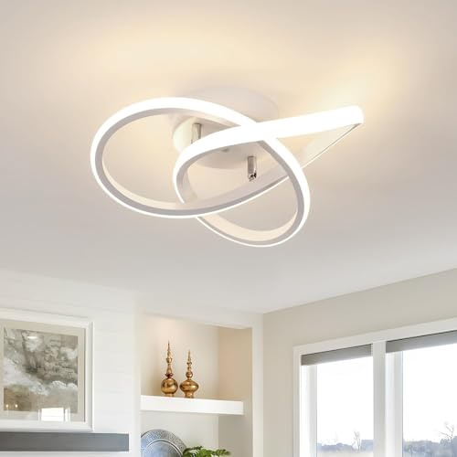 Comely Lámpara de Techo LED, 30W 3300LM Plafón LED Techo Blanco 4500K | Luz Natural, Luz de Techo para Cocina Salon Comedor Dormitorio Pasillo
