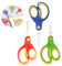 3 Pezzi Forbici di Sicurezza, Carta Forbici Artigianali, Forbici per Bambini, Forbici per Bambini, Lame Arrotondate Forbici, Scuola Set di Forbici Piccole, Forbici a Punta Smussata, Rosso, Blu, Verde