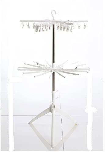 ANONTKY Tendedero para Colgar y Secar Ropa Multifuncional Multicapa en Forma de Paraguas Tendedero de Ropa, Tendedero de Piso Plegable Tendedero de Ropa Fashionab