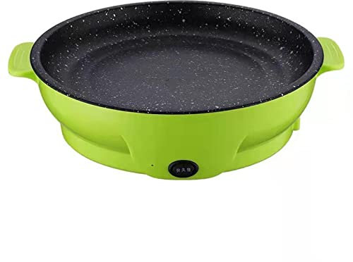 HJUGHPN Olla mini sartén eléctrica antiadherente para el hogar, multifuncional, para panqueques, pequeña bandeja para hornear, conveniente, horno de barbacoa, electrodomésticos