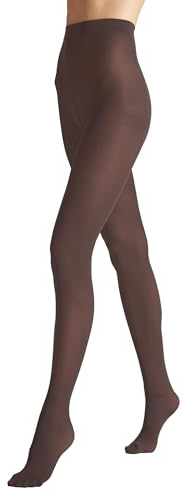 VENEZIANA NUOVA Satinelle 40 DEN Collants Colorés Femme - Microfibres Opaques - Résistants Et Confortables - Élégants Et Polyvalents - Haute Qualité Pour Toutes Occasions - Chocolat - XL