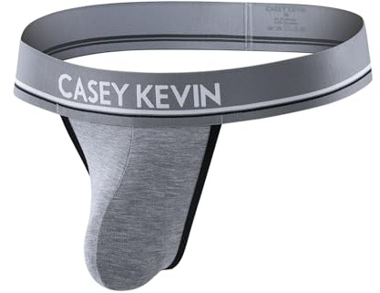 Casey Kevin jockstrap herr string tanga män sexiga underkläder stringjacka rem sport män kalsonger, C3-grå, L