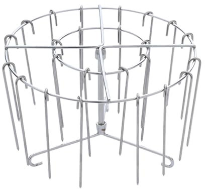 Brochetas de freidora de aire | Brocha de carne de acero inoxidable, brocheta vertical para cocinar barbacoa, pollo, carne, alimentos, tocino, para a la parrilla
