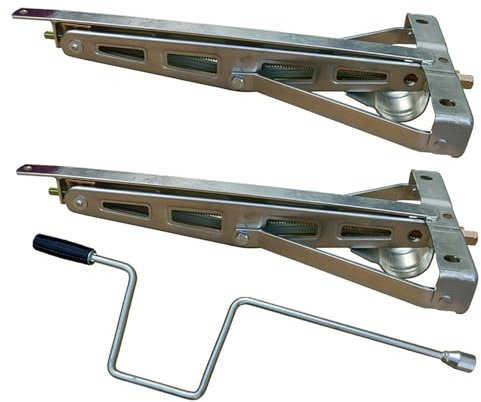Kit di supporto per martinetto stabilizzatore per camper e rimorchi, resistente e resistente, con gambe di parcheggio sicure per camper e rimorchi, soluzione di supporto durevole per campeggio