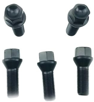 BASPHHH écrou Jante Compatible avec E65 pour E66 pour E83 Les modèles boulons Verrouillage moyeu Roue de Voiture M14 x 1,25 mm écrous de Roue vis Goujons de Pneu automatiques 36136792152