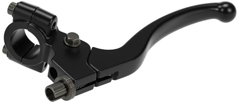QWORK® Leva frizione moto da 22 mm, leva freno frizione moto in alluminio per 50-125 cc Pit Bike, Motocross, ATV