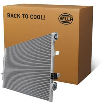 HELLA 8FC 366 221-641 Kondensator, Klimaanlage - Kühlrohre parallel | 8FC 366 221-641 Kompatibel mit C-Max II (DXA/CB7, Dxa/ceu),c-Max II Van,grand C-Max (DXA/CB7, Dxa/ceu),grand C-Max Van