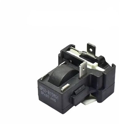 1 enchufe for accesorios de refrigerador, relé protector térmico de arranque PTC, congelador, QPS2-B15MG1