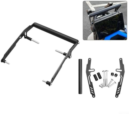 Hosrivae Soporte de Navegación para Motocicleta para Zontes 368G – Soporte GPS de Metal Resistente con Estructura Reforzada, Resistente a Vibraciones y a la Intemperie