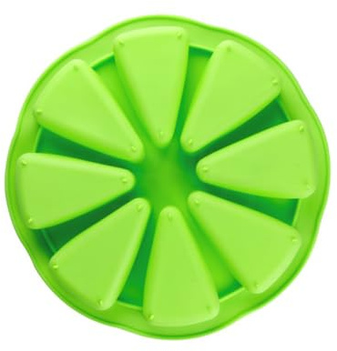 MOKKHNB Molde para Hornear Triangular de Silicona 8 Cavidades Reutilizable y Apto para Lavavajillas Adecuado para Hacer Pasteles y Porciones Individuales