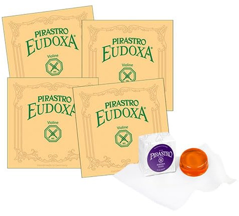 EUDOXA Violinsaiten SATZ + Kolophonium von Pirastro