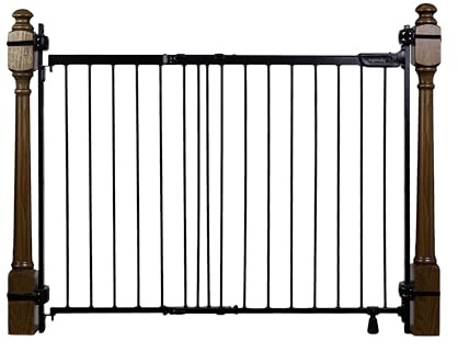 Summer Infant Metallgeländer und Treppenschutzgitter für Haustiere und Babys, 70-117 cm breit, 82 cm hoch, installieren Sie Geländer an Geländer oder Wand oder Wand an Wand in Tür oder Treppe,