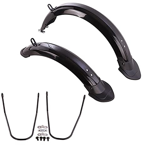 Perfeclan Schutzblech Set für 12-14 Zoll Klapprad BMX Fahrrad Schwarz