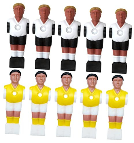 Garneck 10stücke Tischfußballfiguren Aus Kunstharz Als Spielzeug Ersatz Für Fußballspielerfiguren Tischfußballspielerstatuen Zubehör Für Tischfußballmaschinen