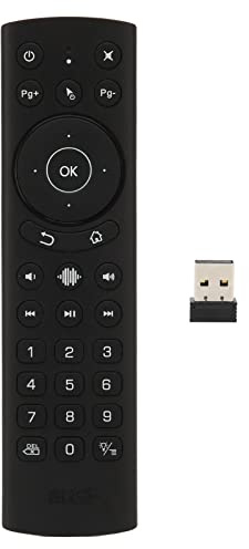 G20S PRO BT Bluetooth Röstfjärrkontroll med Bakgrundsbelyst och Röstinmatningsfunktioner för TV-projektordator (G20S PRO BT)