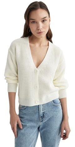 DeFacto Damenstrickjacke - Vielfalt an Strickjacken - Pullovern & Cardigan - Strickjacke und Strickweste für Damen