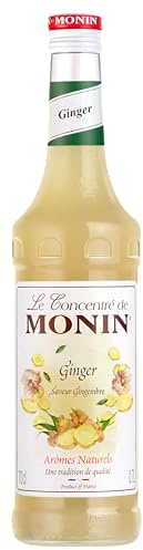 MONIN - Concentré de Gingembre pour limonade, thé glacé, shot ou cocktail - Arômes Naturels - 70cl