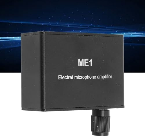 Elektret-Mikrofonverstärker, Einstellbare Verstärkung, Kondensatormikrofon, Kopfhörer-Vorverstärker für Tonprofis