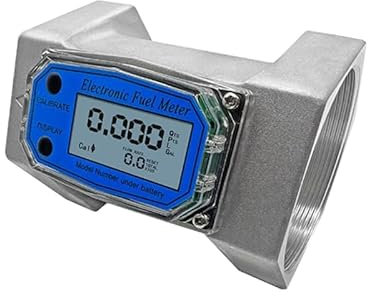 Contador de Agua, Medidor De Flujo 1in/2in/2.5in/3in LCD Medidor De Flujo De Líquido Digital Medidor De Flujo Electrónico For Agua De Urea De Combustible , para uso doméstico en el jardín(3inches)