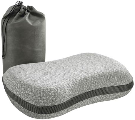 sleepling Nackenkissen 50 x 35 x 12 cm, orthopädisches Kissen, Memory Foam Visco Kopfkissen mit Travel Bag für Reisen, ergonomisches Nackenstützkissen für Allergiker, Made in EU, Waschbar, weiß