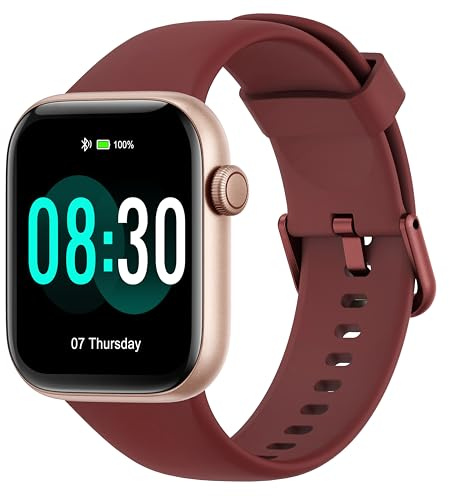 Smart Watch for Men Women Answer/Make Call, 1.85 Smartwatch, Fitness Watch with Heart Rate Blood Pressure Sleep Monitor, 140+Sports, IP68 Waterproof Step Counter Watch Compatible with Android IOS