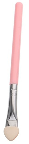 Homoyoyo Portable Makeup Blending Brush with Plastic Handle Soft Latex Sponge Eyeshadow Applicator for Women and Beginners Safe Non Irritating Cosmetic Tool for Eye Makeup