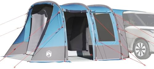 Tienda de Campaña para Coche, Material Poliéster 185T con Revestimiento PU, Impermeable y Resistente al Viento, Tienda Techo Coche, Tienda Campaña Montaje Rapido,Color Azul, 403x325x209 cm