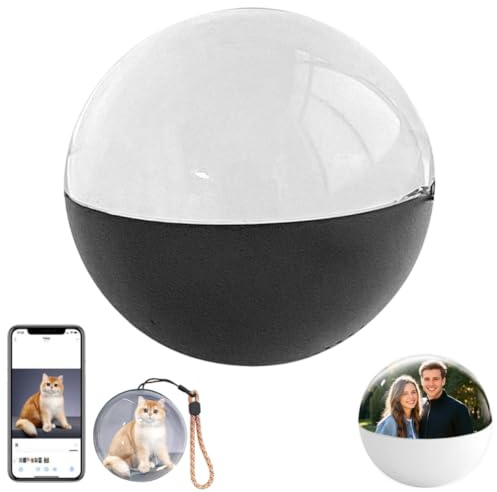 Crystal Ball Video Player, Memory Orb, 3D Ultrasound Crystal Ball Digital Photo Album, Personalized Uploadable Videos & Photos, Anniversary, Birthday Gifts