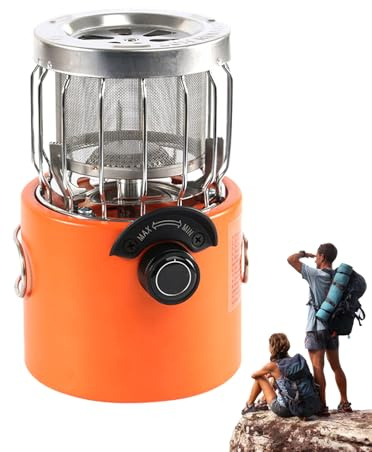 Riscaldatore A Propano Portatile – Manuale 12 Cm | Fornello A Gas Da Esterno | Scaldino Per Zainisti, Cottura Cibi, Bollitura Acqua, Trekking E
