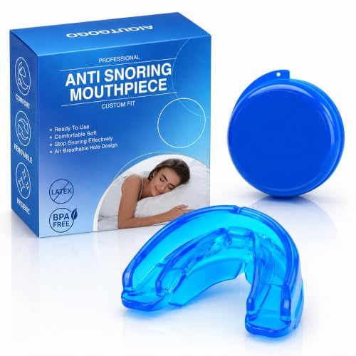 Schnarchschiene gegen Schnarchen (Gebrauchsfertig, Wiederverwendbar) | Effektiv Anti Schnarch Schiene (Weich & Komfortabel), Anti Snoring für Männer und Frauen, Schnarchstopper für ruhigere Nächte