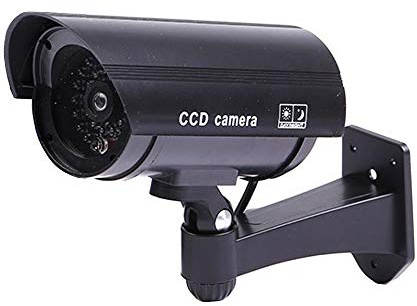 ELEAR™ schwarz Outdoor Dummy Fake LED blinkt Überwachungskamera CCTV Überwachung Nachahmung Security Camera