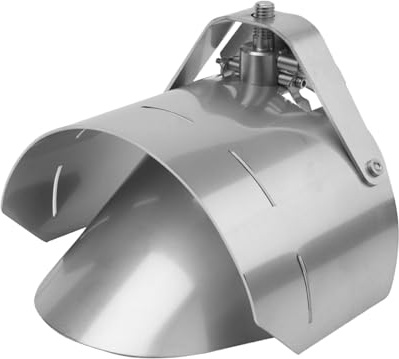 Ratwall Ratten-Blocker Edelstahl Rattenfalle mit Klappe für Abflusslöcher, 150 mm