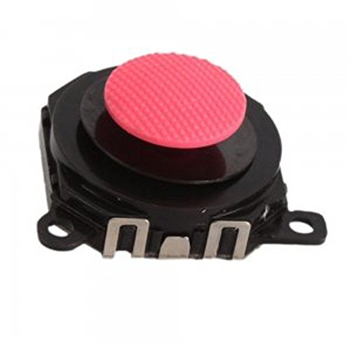 Analog 3D Button Joystick Stick Rocker with Cap for PSP 1000 1001 - Pink