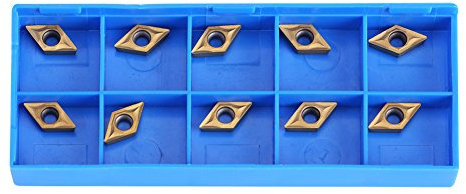 Inserti Tornio, Inserti Di Ricambio Per Tornio, Inserti Per Tornitura in Metallo Duro, Utensili Per Tornio, Inserti Per Tornio Cnc Per Portautensili Per Tornio, Dcmt070204 Us735 Dcmt51.51, 10 Pezzi