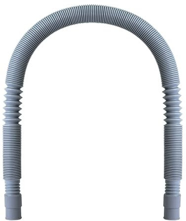 Saraoriginalshop Tubo Universale di Scarico Estensibile Modellabile per Lavatrice Lavastoviglie Tubo Flessibile Lunghezza 1 Metro Estensibile fino a 3 Metri circa 100% MADE IN ITALY